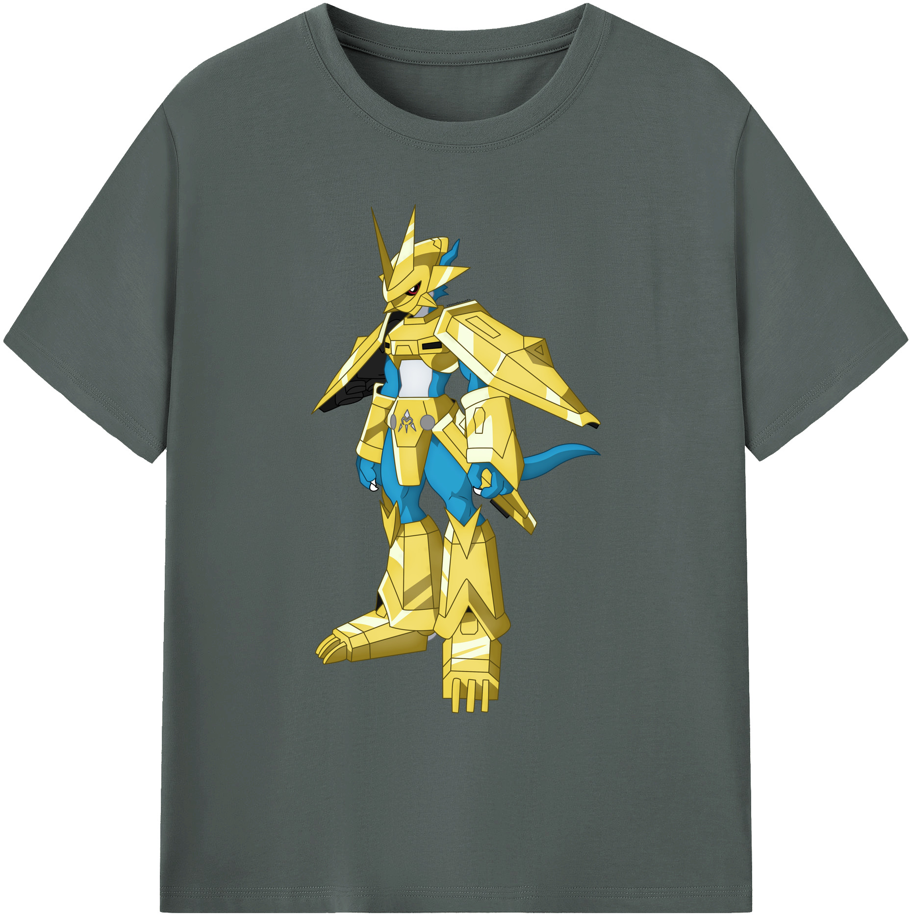 （画像用） Digimon デジタルモンスター/デジモン 綿100％ メンズ半袖Tシャツ｜肌触りやわらか＆通気性